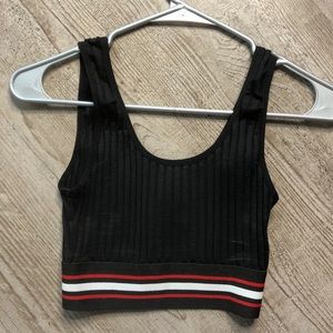 top shop ribbed crop top